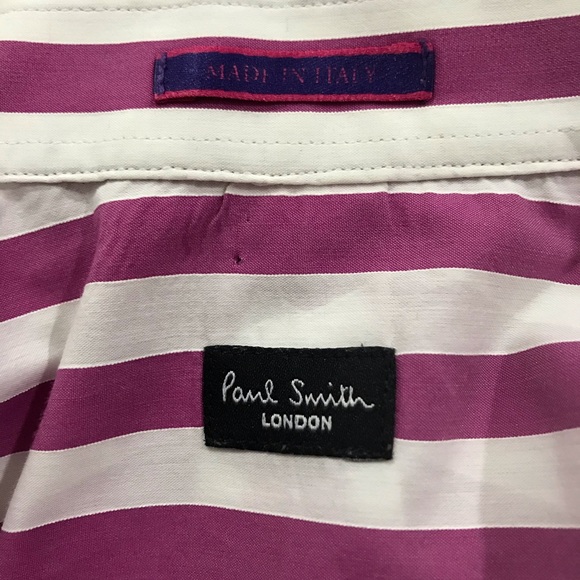 Paul Smith purple checkered shirt size 16.5 - Picture 2 of 2